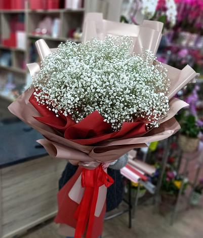 Букет цветов из: Гипсофила в Новый Милет