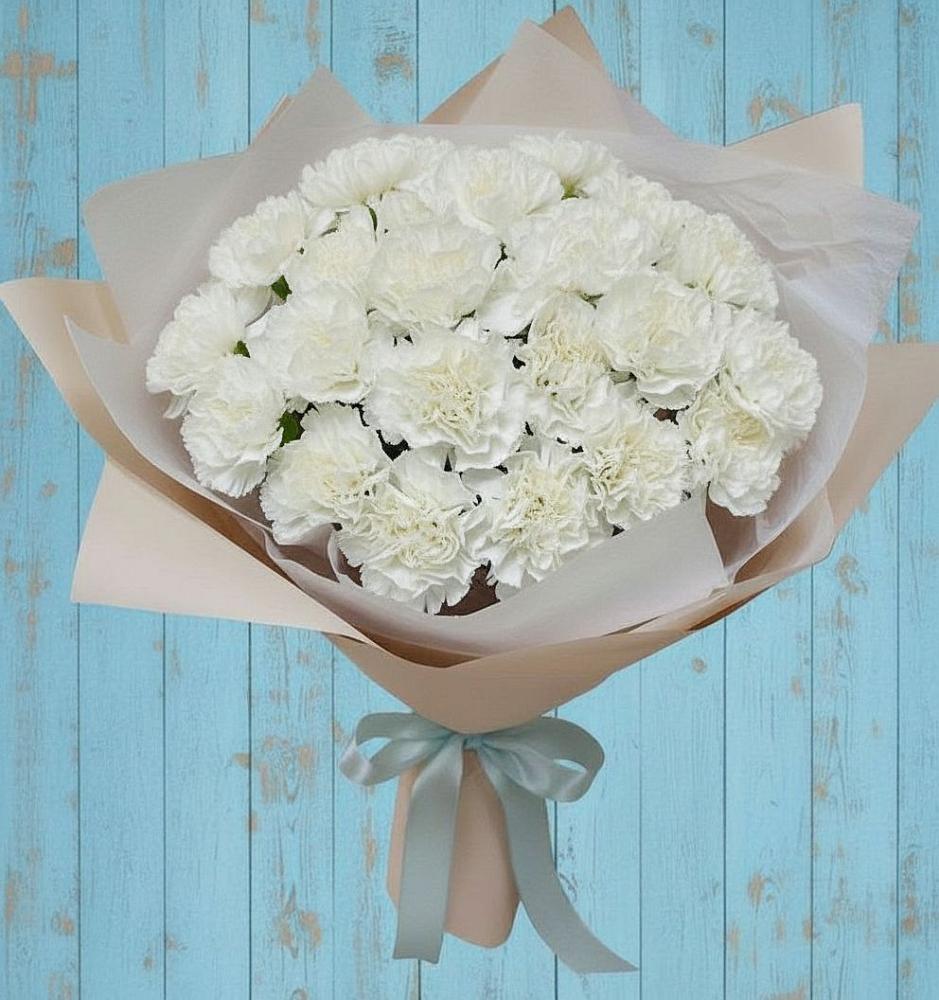 Букет цветов из: Гвоздики в Новый Милет