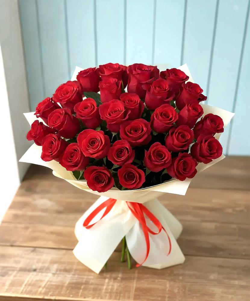 Букет 29 Красных роз в Новый Милет