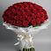 Букет 101 Красная роза Блэк Мэджик в Новый Милет