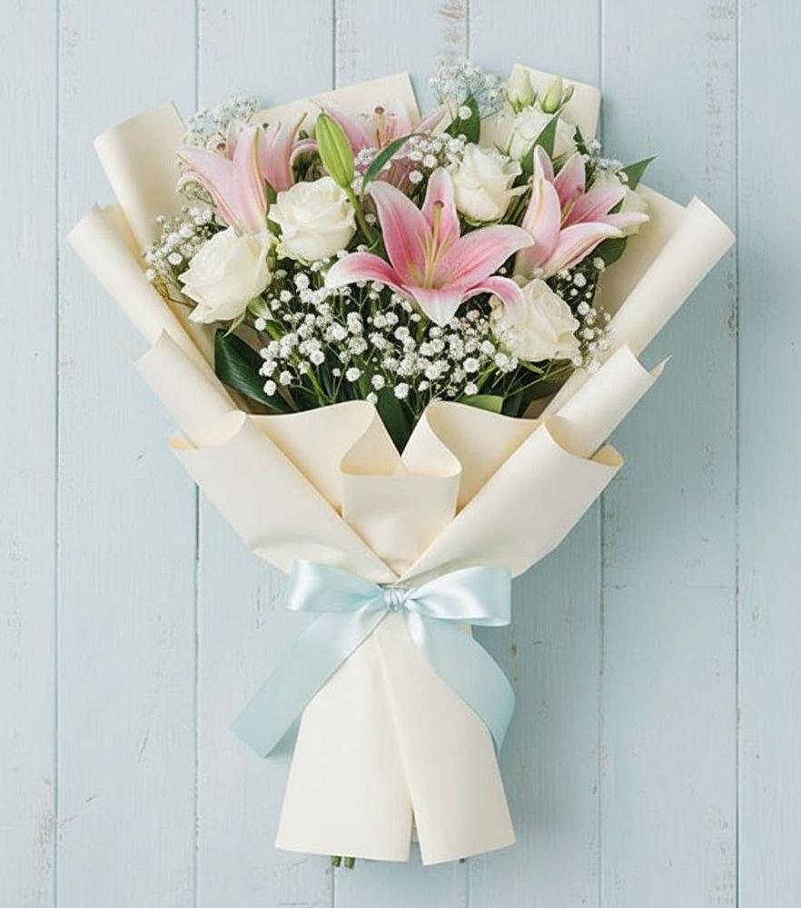 Букет цветов из: Лилии в Новый Милет