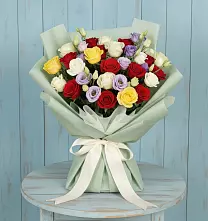 Букет цветов из:  Розы в Новый Милет