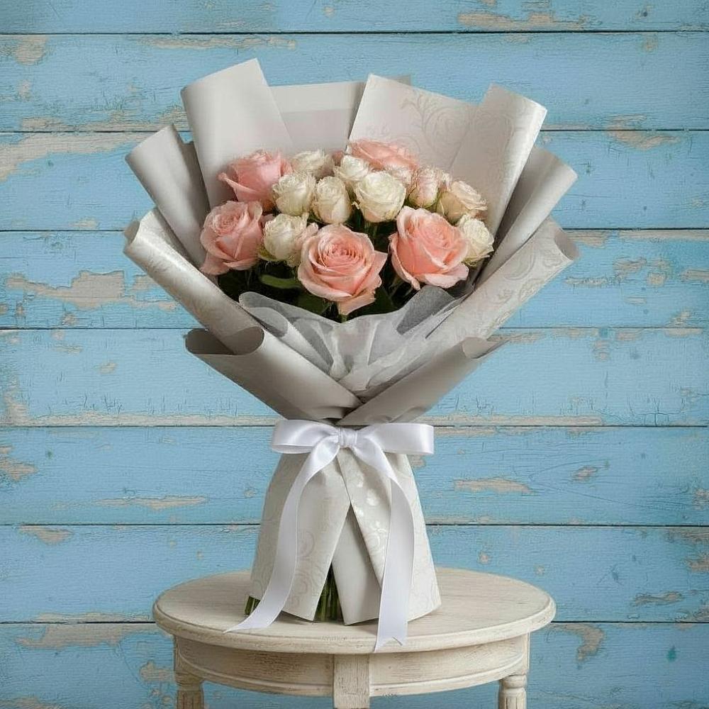 Букет цветов из: Розы в Новый Милет