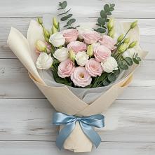 Букет цветов из:  Лизиантусы в Новый Милет