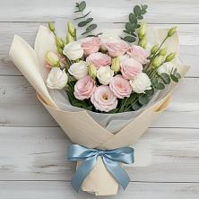 Букет цветов из:  Лизиантусы в Новый Милет