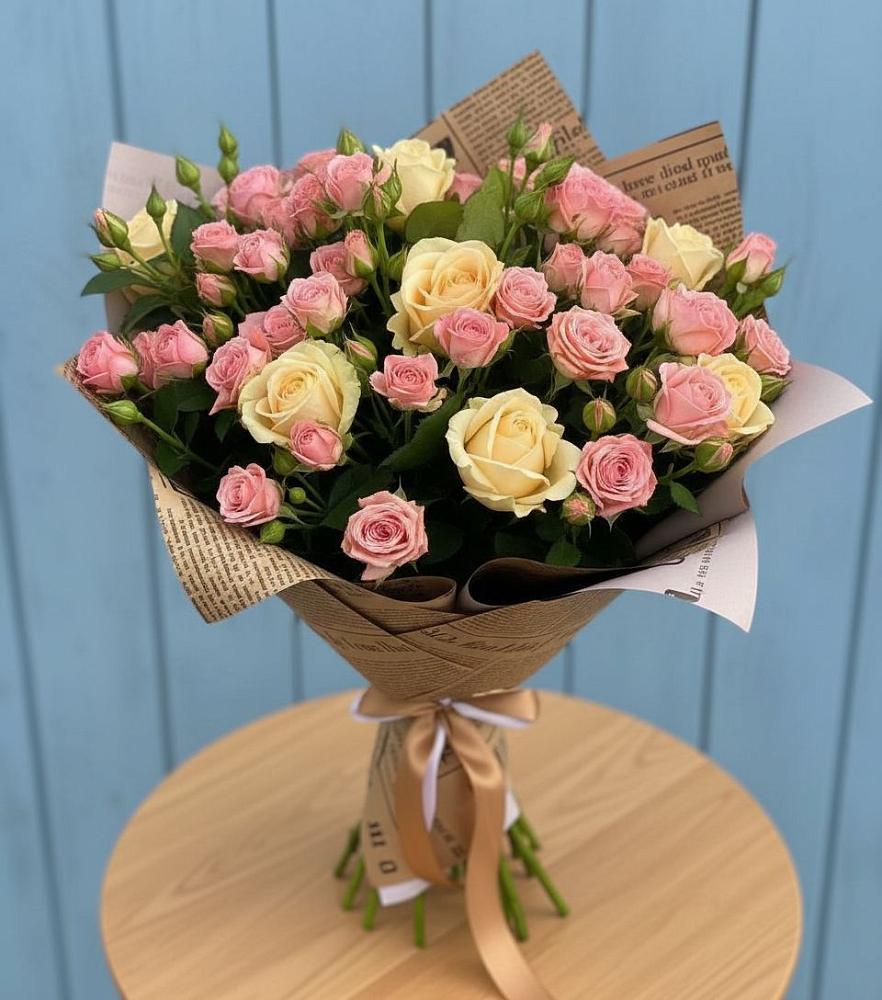 Букет цветов из: Розы в Новый Милет