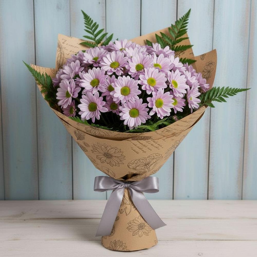Букет цветов из: Хризантемы в Новый Милет