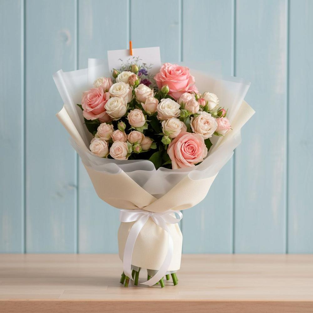 Букет цветов из: Розы в Новый Милет