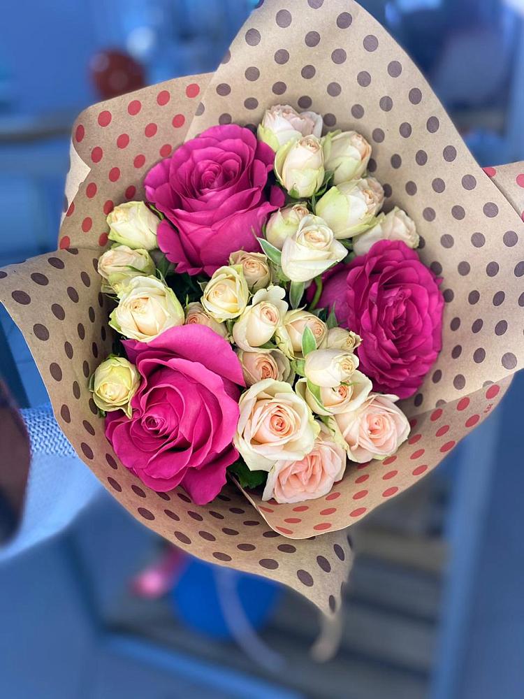 Букет цветов из: Розы в Новый Милет