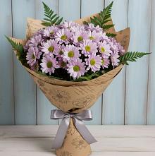 Букет цветов из:  Хризантемы в Новый Милет