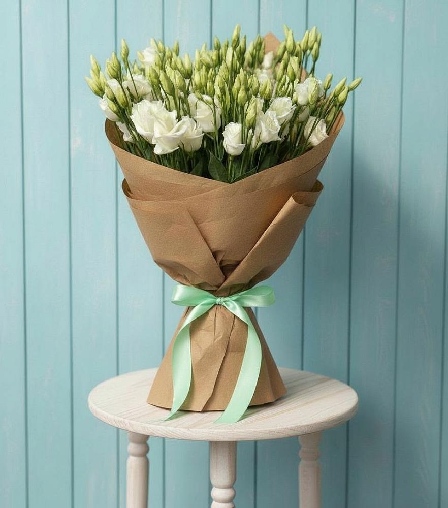 Букет цветов из: Лизиантусы в Новый Милет