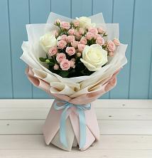 Букет цветов из:  Розы в Новый Милет