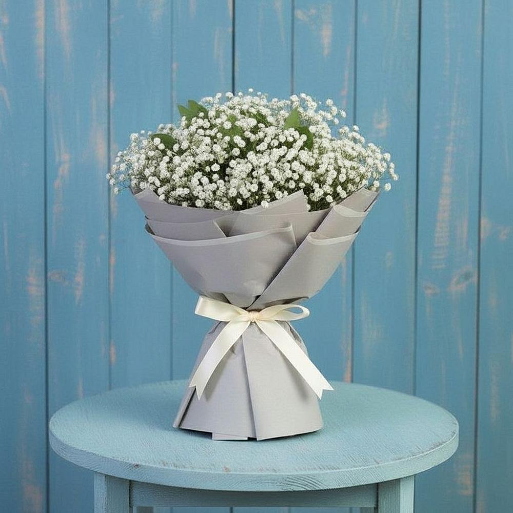 Букет цветов из: Гипсофила в Новый Милет