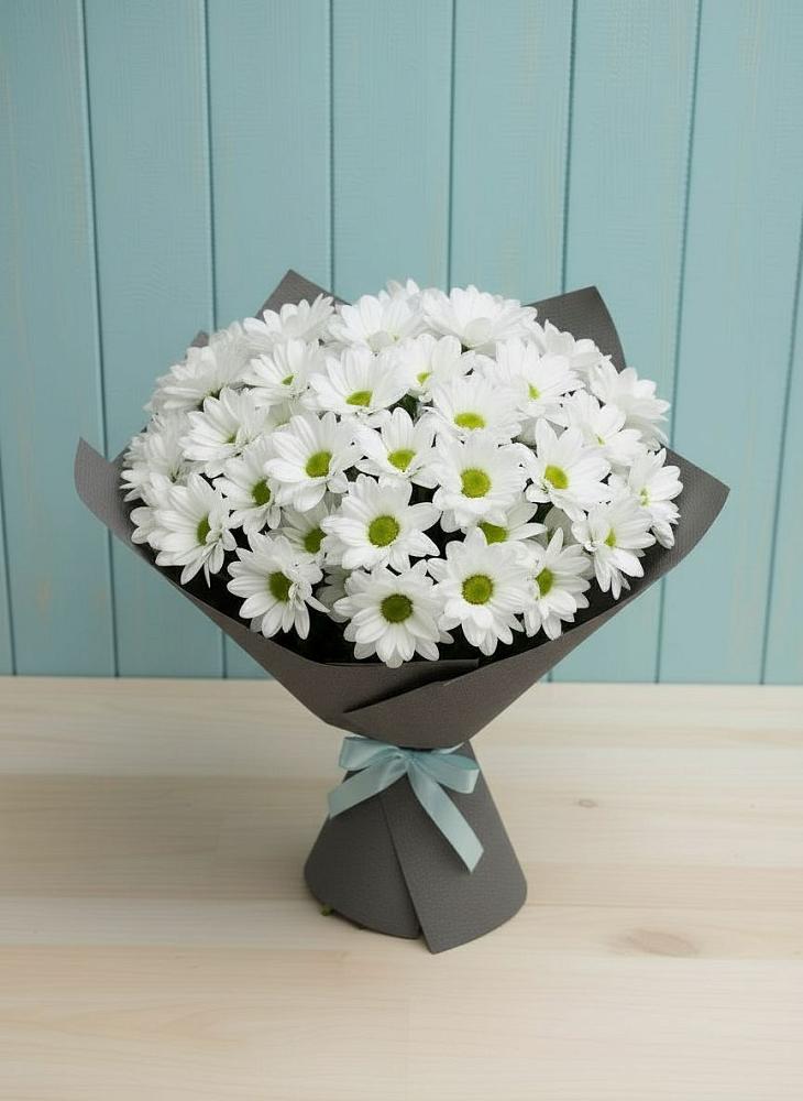 Букет цветов из: Хризантемы в Новый Милет