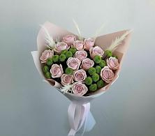 Букет цветов из:  Розы и Хризантемы в Новый Милет