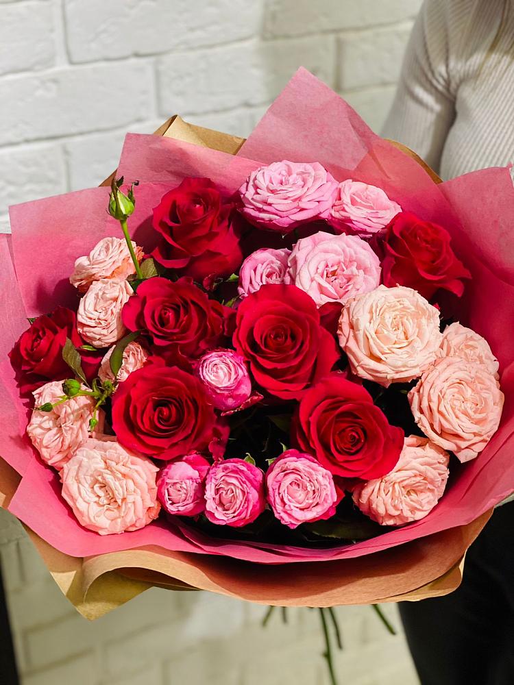 Букет цветов из: Розы в Новый Милет