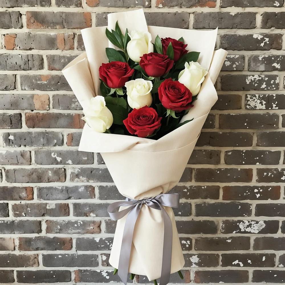 Букет цветов из: Розы в Новый Милет