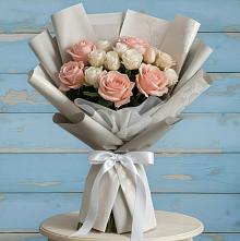 Букет цветов из:  Розы #REPLACE_PRED# Новый Милет