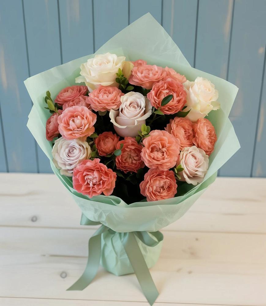 Букет цветов из: Розы в Новый Милет