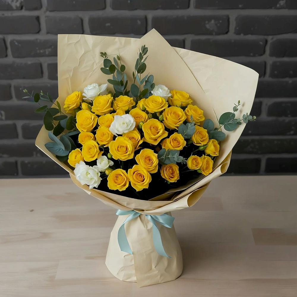 Букет цветов из: Розы в Новый Милет