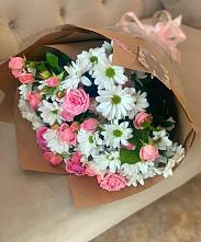Букет цветов из:  Розы и Хризантемы #REPLACE_PRED# Новый Милет