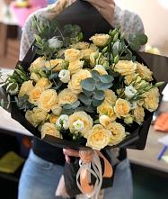 Букет цветов из:  Розы и Лизиантусы #REPLACE_PRED# Новый Милет