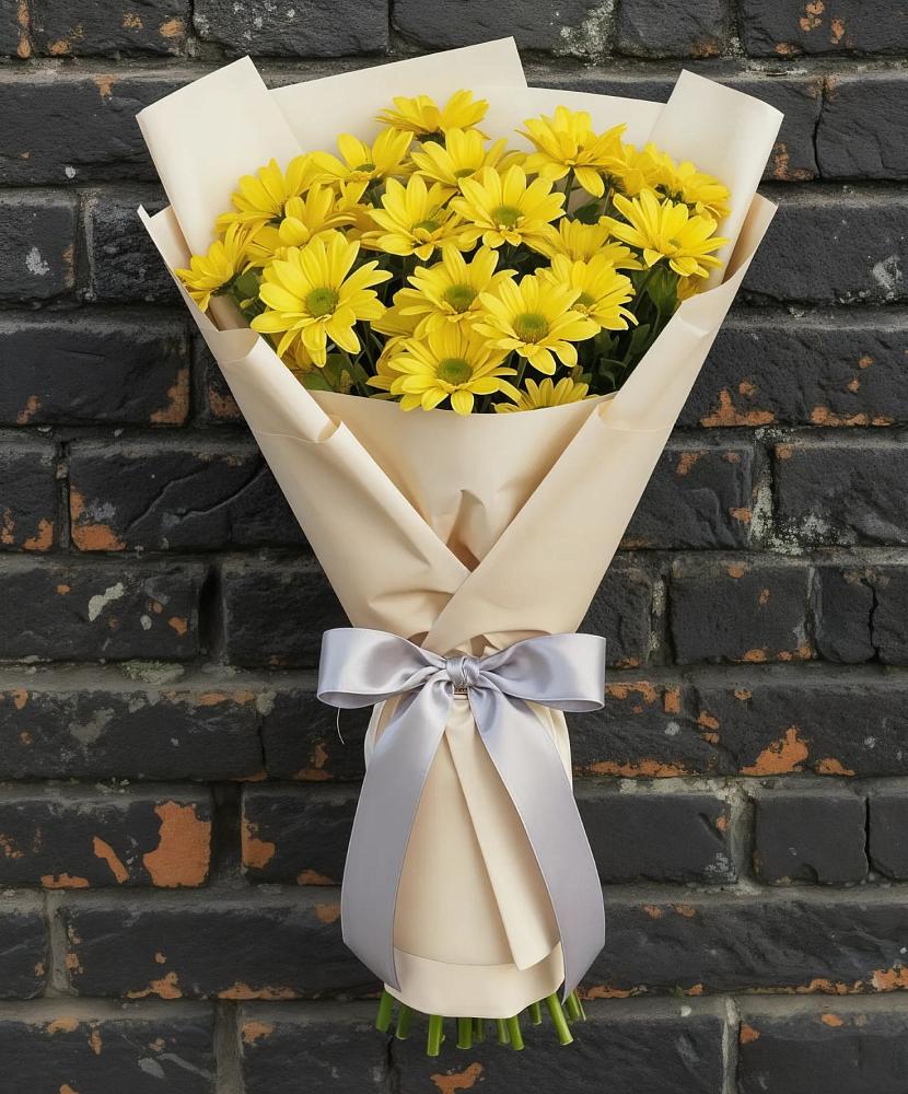 Букет цветов из: Хризантемы в Новый Милет