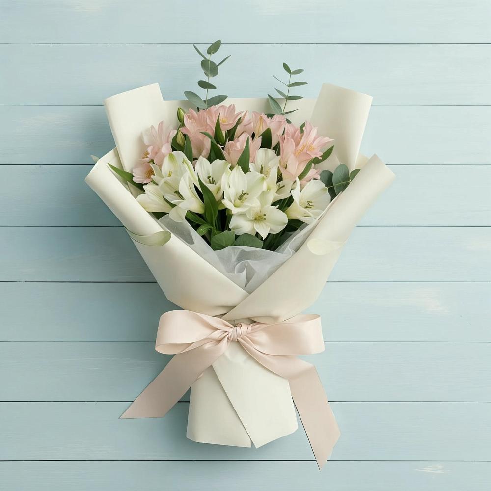 Букет цветов из: Альстромерии в Новый Милет