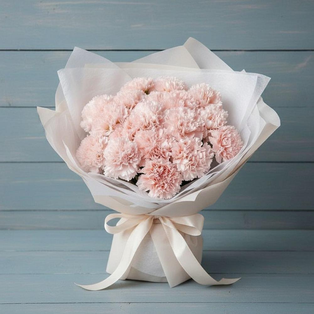 Букет цветов из: Гвоздики в Новый Милет