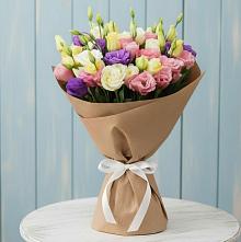 Букет цветов из:  Лизиантусы в Новый Милет