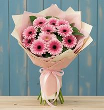 Букет цветов из:  Герберы #REPLACE_PRED# Новый Милет